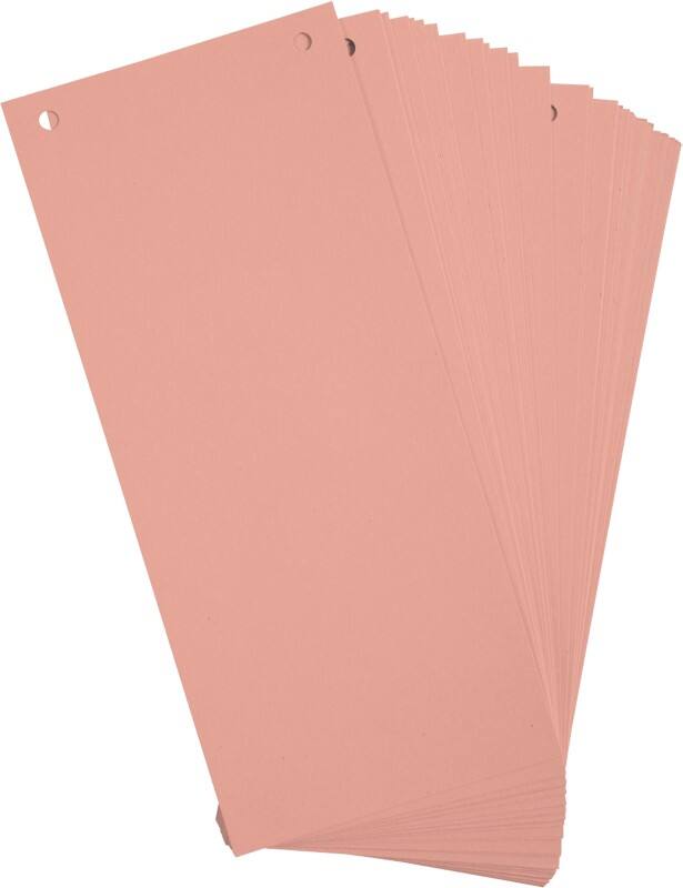 Exacompta Forever Scheidingsstroken Blanco 105 x 240 mm Roze Karton 13435B 1200 Stuks