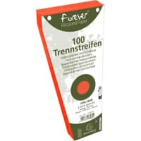 Exacompta Forever Scheidingsstroken Blanco 105 x 240 mm Oranje Karton 13565E Pak van 600