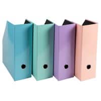 Exacompta Aquarel Tijdschriftencassette A4 Kleurenassortiment Pak van 16