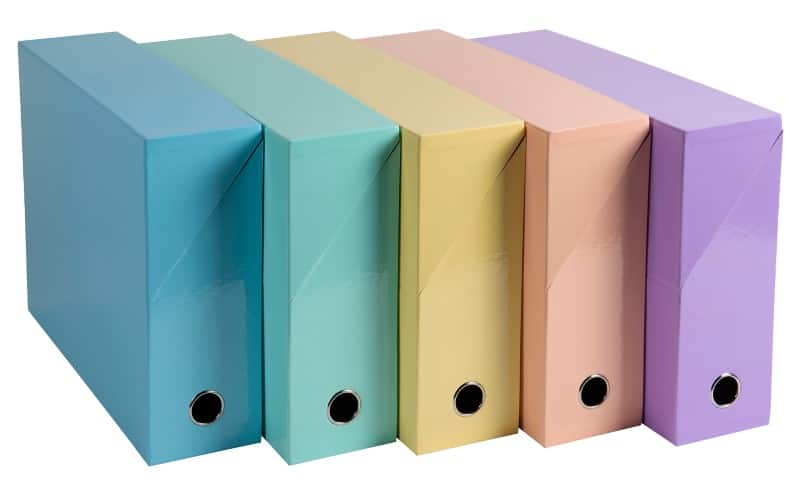 Exacompta AQUAREL Archiefdoos 89560E Multikleur 34,5 x 9 x 25,5 cm Karton 5 Stuks