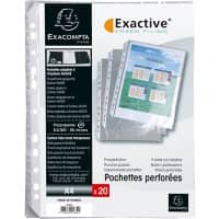 Exacompta Exactive Showtassen A4 Glad Transparant PP (Polypropeen) Boven 5834E Pak van 100