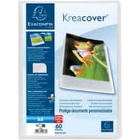 Exacompta Kreacover Showalbum 60 insteektassen A4 Transparant Pak van 10