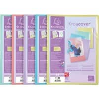 Exacompta Kreacover Pastel Showalbum A4 Kleurenassortiment Pak van 20