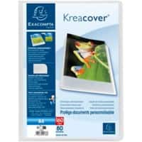 Exacompta Kreacover Showalbum 80 insteektassen Frosted Pak van 8