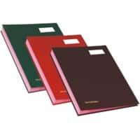 Exacompta Handtekeningenboek A4 Kleurenassortiment 22120E 24 (B) x 1,7 (D) x 32,7 (H) cm Pak van 5