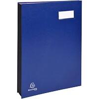 Exacompta Handtekeningenboek A4 Kleurenassortiment 22180E 24 (B) x 2 (D) x 32,7 (H) cm Pak van 5
