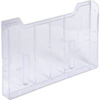 Exacompta Office Folderhouder Transparant 64158D A4 Liggend 32,7 x 8 x 21,3 cm