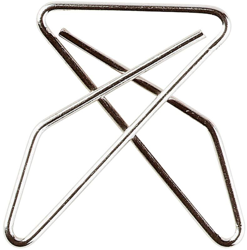 Exacompta Vlinderclips Zilver Niet Klevend 14765E 3 (B) x 4 (D) cm 2000 Stuks