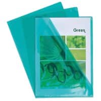 Exacompta L-map A4 Groen Kunststof, PVC (Polyvinylchloride) 100 Stuks