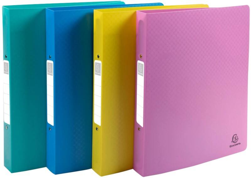 Exacompta Forever Young 30 mm Ringband PP (Polypropeen) A4+ 2 Ringen Assortiment 54790E 12 Stuks