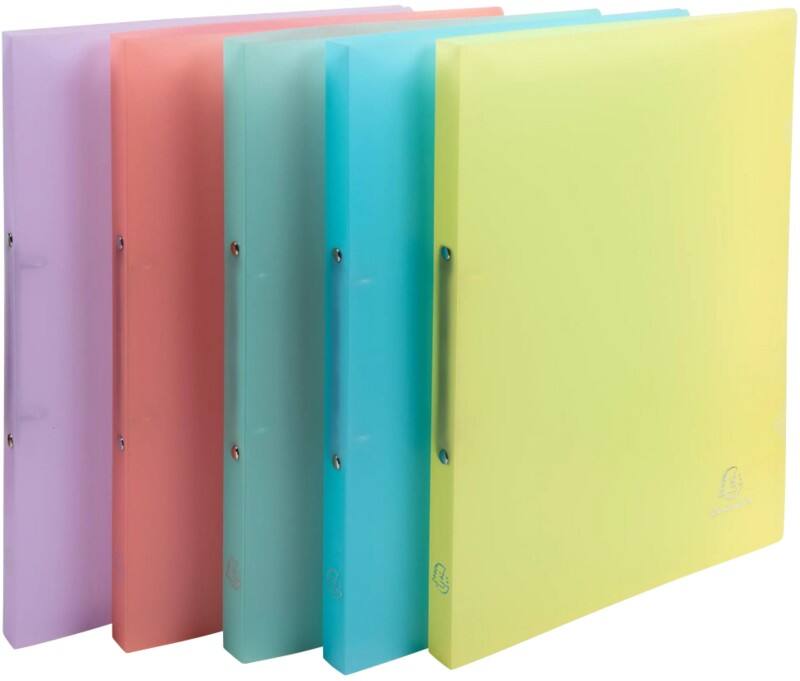 Exacompta Chromaline Pastel 15 mm Ringband PP (Polypropeen) A4 2 Ringen Assortiment 54170E 20 Stuks