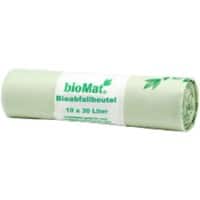 PAPSTAR BioMat Vuilniszakken Groen 17 Micron 10 Stuks