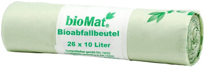 PAPSTAR BioMat Vuilniszakken Groen 14 Micron 26 Rollen