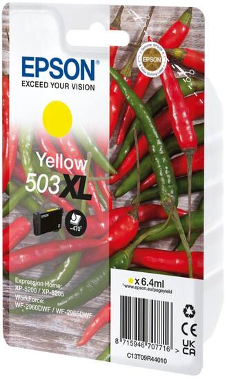 Epson 503XL Originele inktcartridge C13T09R44010 Geel