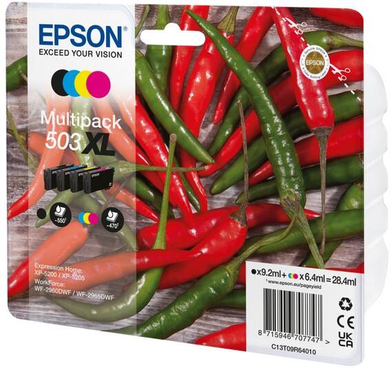 Epson 503XL Originele inktcartridge C13T09R64010 Zwart, cyaan, magenta, geel