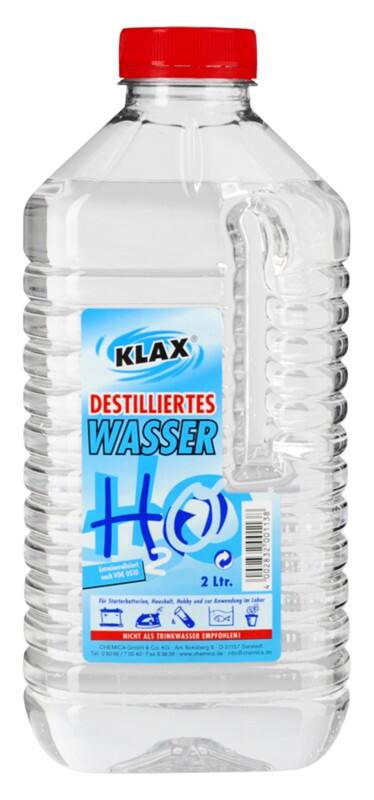 Klax Gedestilleerd water 2 liter