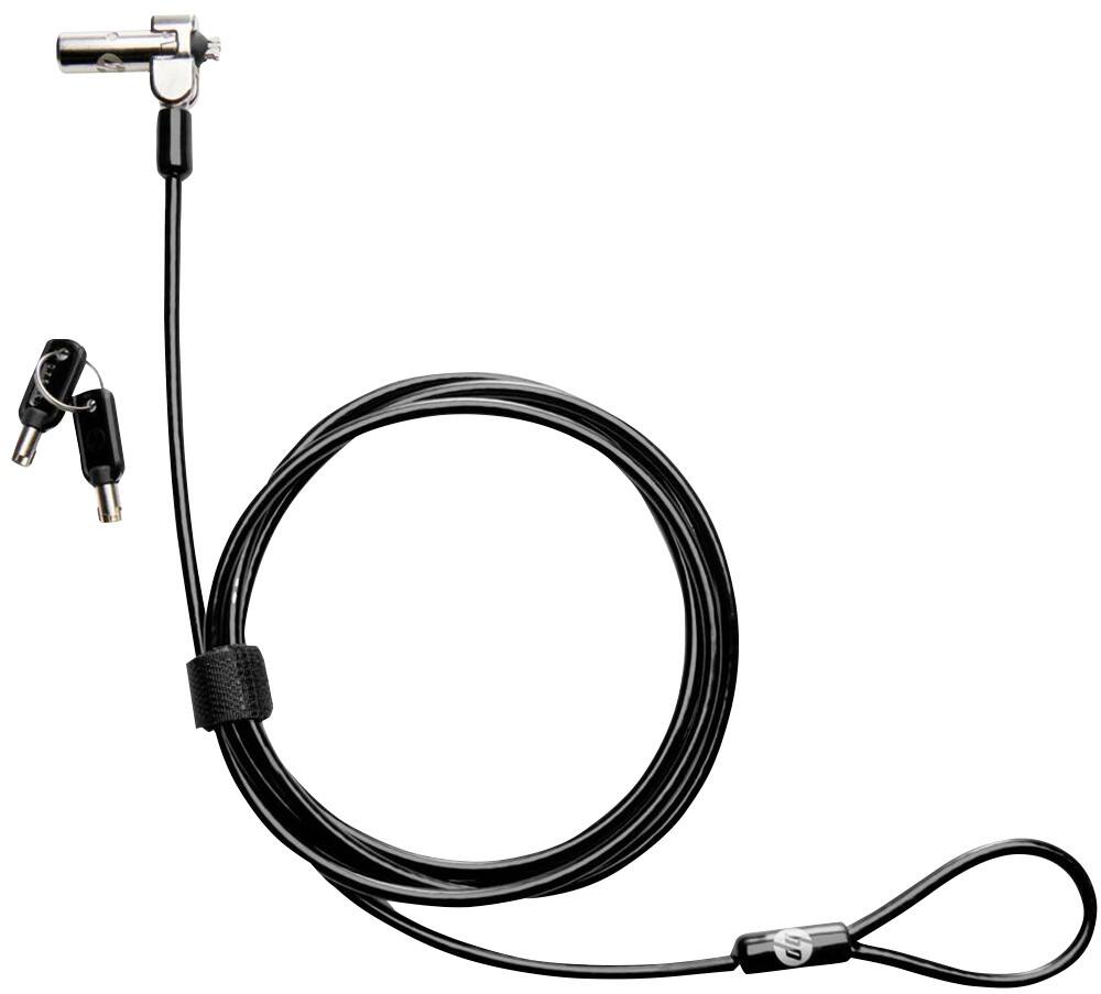 HP Kabelslot met sleutel Kabellengte 1,83 m Zwart
