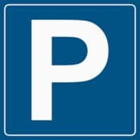 Djois Veiligheidsbord Pictogram parkeren PP (Polypropeen) 20 (B) x 0,14 (H) cm