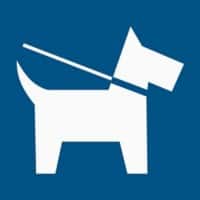 Djois Veiligheidsbord Pictogram Hond aan de lijn Klevend, schroeven PP (Polypropeen) 15 x 0,14 cm 3 Stuks