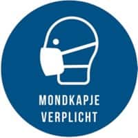 Djois Veiligheidsbord Mondkapje verplicht Klevend, schroeven PP (Polypropeen) 10 x 0,14 cm 3 Stuks