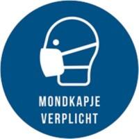 Djois Veiligheidsbord Mondkapje verplicht Klevend, schroeven PP (Polypropeen) 30 x 0,14 cm 3 Stuks