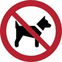 Djois Veiligheidsbord Honden niet toegestaan Klevend, schroeven PP (Polypropeen) 10 x 0,14 cm 3 Stuks
