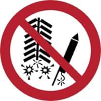 Djois Veiligheidsbord Vuurwerk verboden Klevend, schroeven PP (Polypropeen) 10 x 0,14 cm 3 Stuks