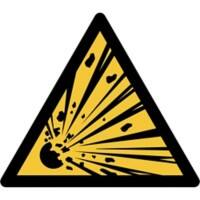 Djois Veiligheidsbord Waarschuwing: explosief materiaal Klevend, schroeven PP (Polypropeen) 20 x 0,14 cm 3 Stuks