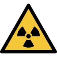 Djois Veiligheidsbord Waarschuwing: radio-actief materiaal Klevend, schroeven PP (Polypropeen) 20 x 0,14 cm 3 Stuks