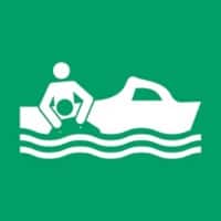 Djois Veiligheidsbord Reddingsboot Klevend, schroeven PP (Polypropeen) 20 x 0,14 cm 3 Stuks