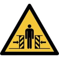 Djois Veiligheidsbord Waarschuwing: knelgevaar PP (Polypropeen) 20 (B) x 0,14 (H) cm 3 Stuks