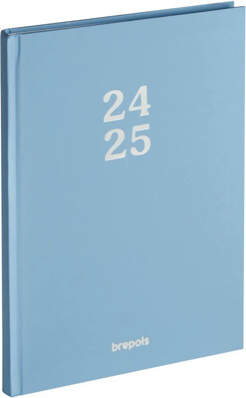 Brepols Horizon Schoolagenda 2026 A5 1 Week per 2 pagina's Nederlands, Frans, Duits, Engels Blauw, koraal 2,172,0285,06,6,0