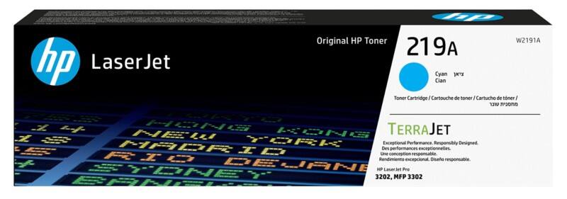 HP 219A Origineel Tonercartridge W2191A Cyaan