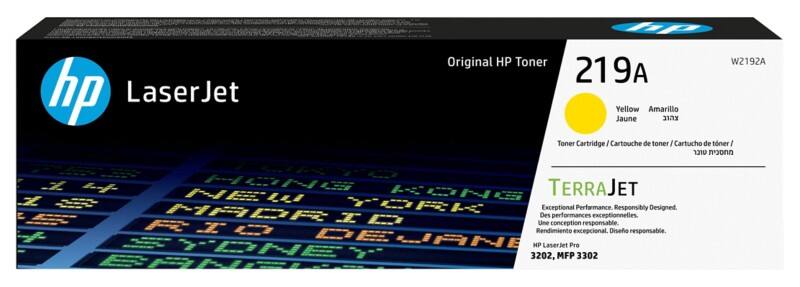 HP 219A Origineel Tonercartridge W2192A Geel