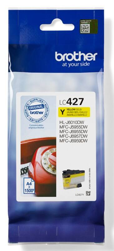 Brother Inktcartridge Origineel LC-427Y Geel