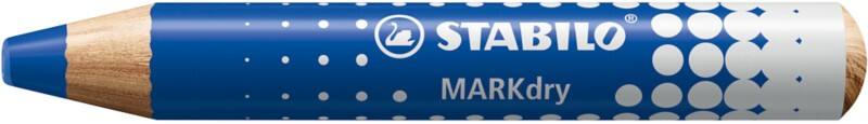 STABILO MARKdry Whiteboard-marker Blauw Extra breed Potlood 10 mm