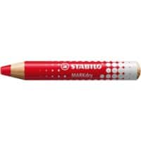 STABILO MARKdry Whiteboard-marker Rood Extra breed Potlood 10 mm   