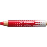 STABILO MARKdry Whiteboard-marker Rood Extra breed Potlood 10 mm   