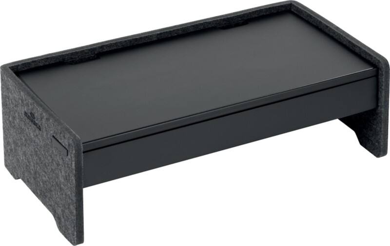 DURABLE EFFECT 508158 Monitorstandaard Hoogteverstelbaar 496 x 260 x 162 mm Houtskool