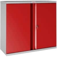 Phoenix SC Kast Staal 1 Plank Afsluitbaar 1.000 x 500 x 1.000 mm Grijs, rood