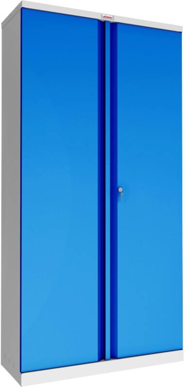 Phoenix SC Kast Staal 4 Planken Afsluitbaar 1.000 x 500 x 1.900 mm Grijs, blauw