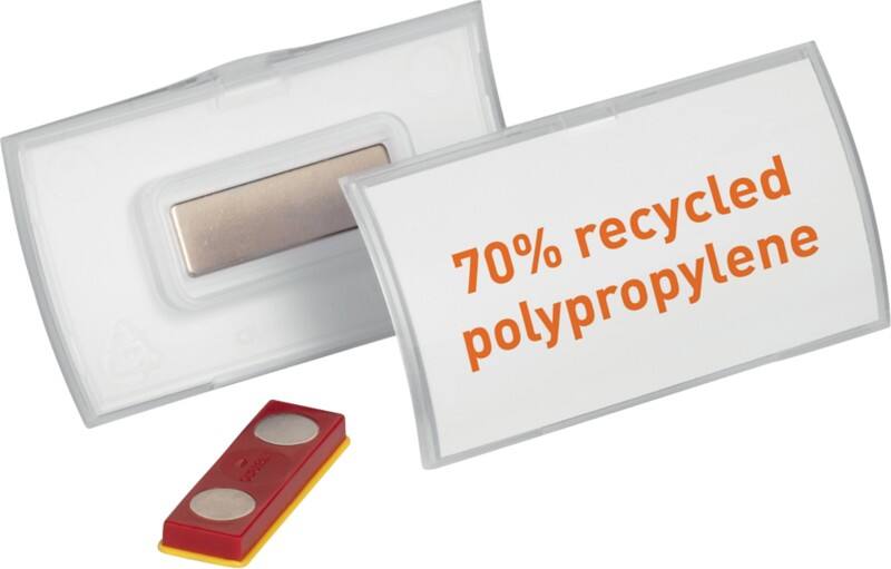 DURABLE CLICK FOLD Naambadge Magneet 825919 80 x 45 mm Pak van 10