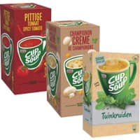 Cup-a-Soup Instantsoep Assortiment 1 Champignon crème, Pittige Tomaat, Tuinkruiden 68 Stuks à 175 ml