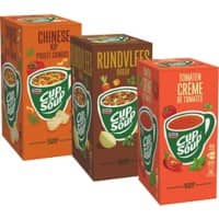 Cup-a-Soup Instantsoep Rundvlees, Tomaat crème, Chinese kip 63 Stuks à 175 ml