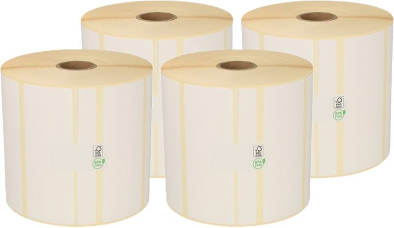 Zebra Compatibel Direct thermische etiketten 102 mm x 38 mm 880191-038D ERP00001128 Zwart op wit 102 x 38 mm