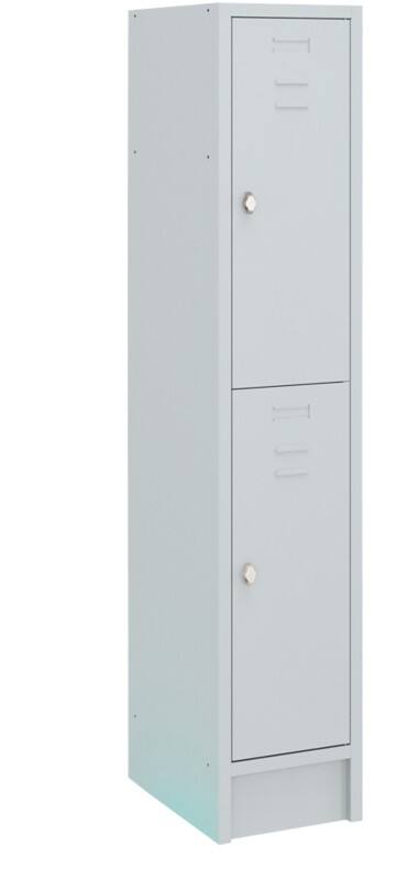 Ceha Garderobekast Staal 2 deuren 350 x 500 x 1.800 mm Grijs