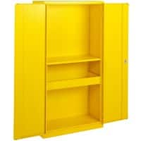Ceha RAL1003 Kast Staal 3 Planken Afsluitbaar 450 mm x 1.950 mm Geel