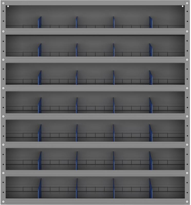 Ceha Kast Staal 1.000 x 200 x 1.080 mm Grijs