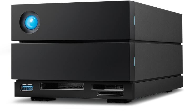 LaCie 2big Dock 48 TB Harde schijf Zwart STLG48000400