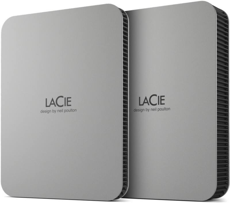 LaCie Harde schijf 5 TB USB Type-C Zilver STLP5000400